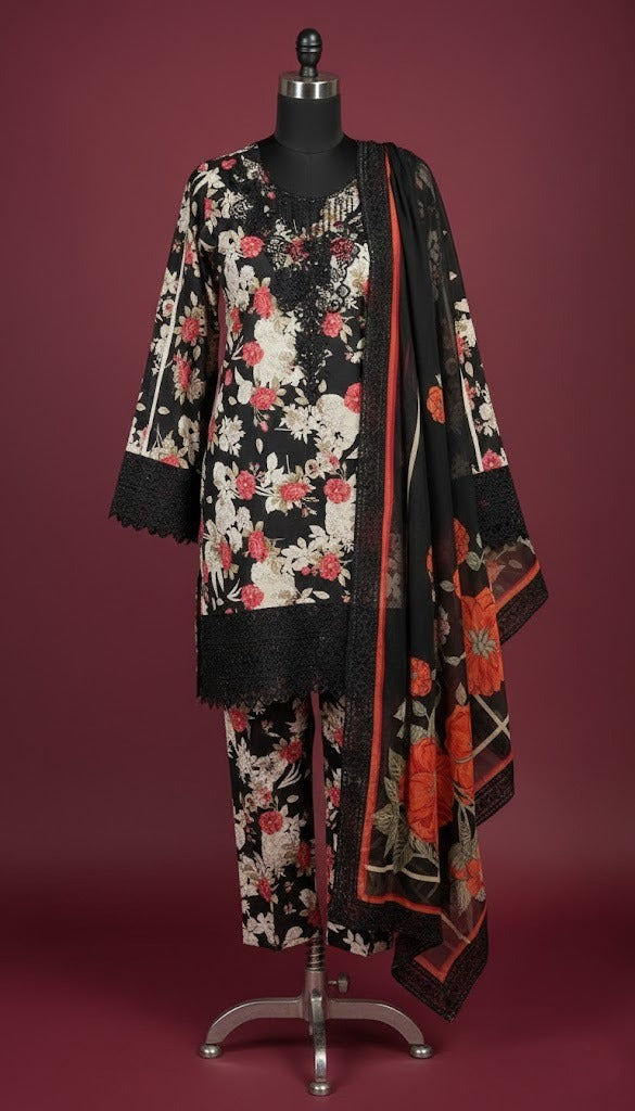 Eid Collection Fabric Lawn Dupatta